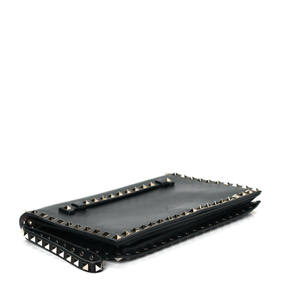 Valentino Garavani Nappa Rockstud Wristlet Clutch Black 4 of 8