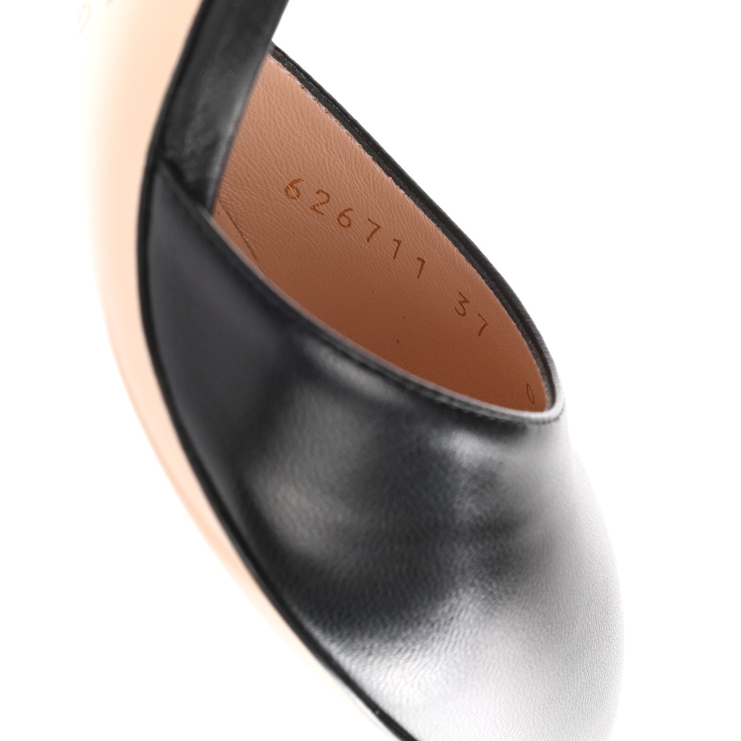 Gucci Malaga Kid Sylvie Chain Pumps 37 Black 8 of 10