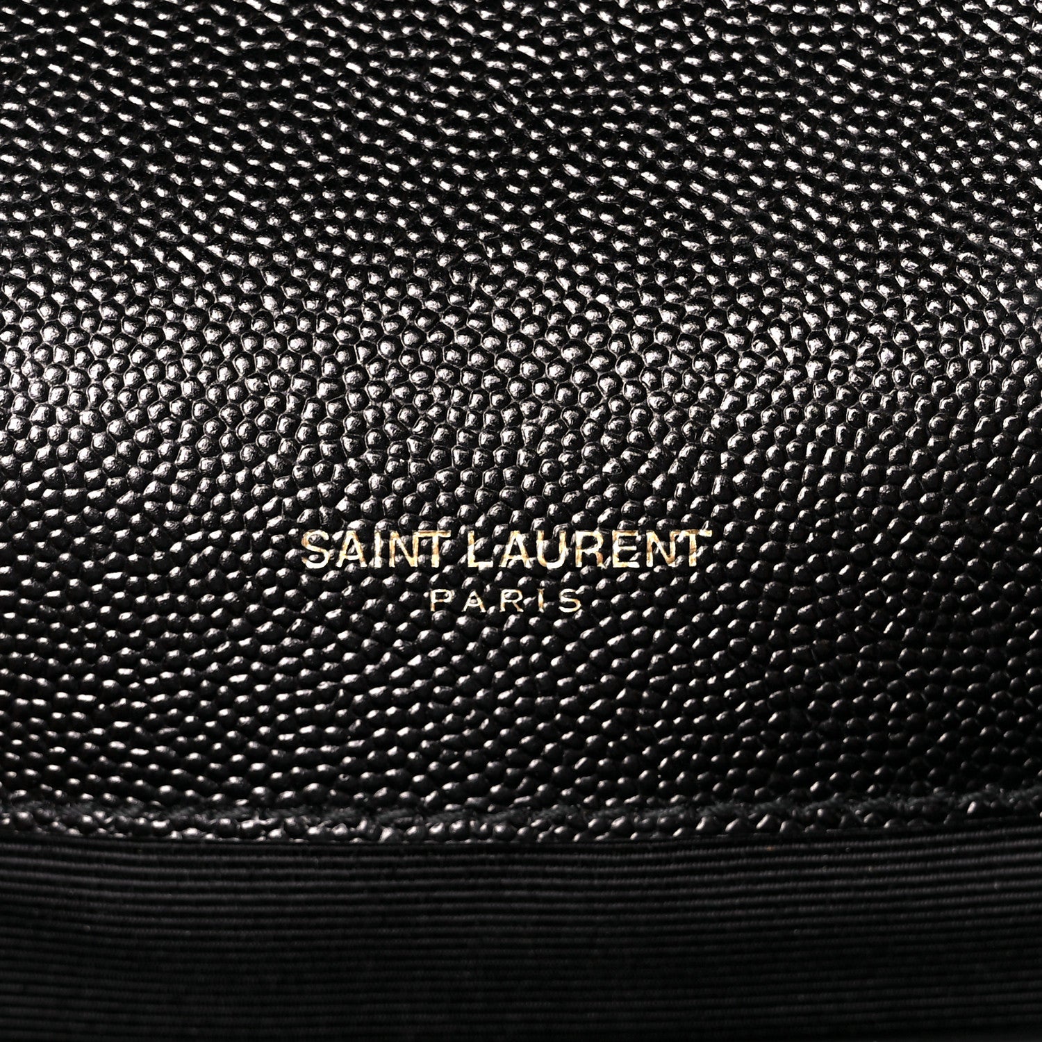Saint Laurent Grain De Poudre Textured Mixed Matelasse Triquilt Medium Monogram Satchel Black 6 of 11