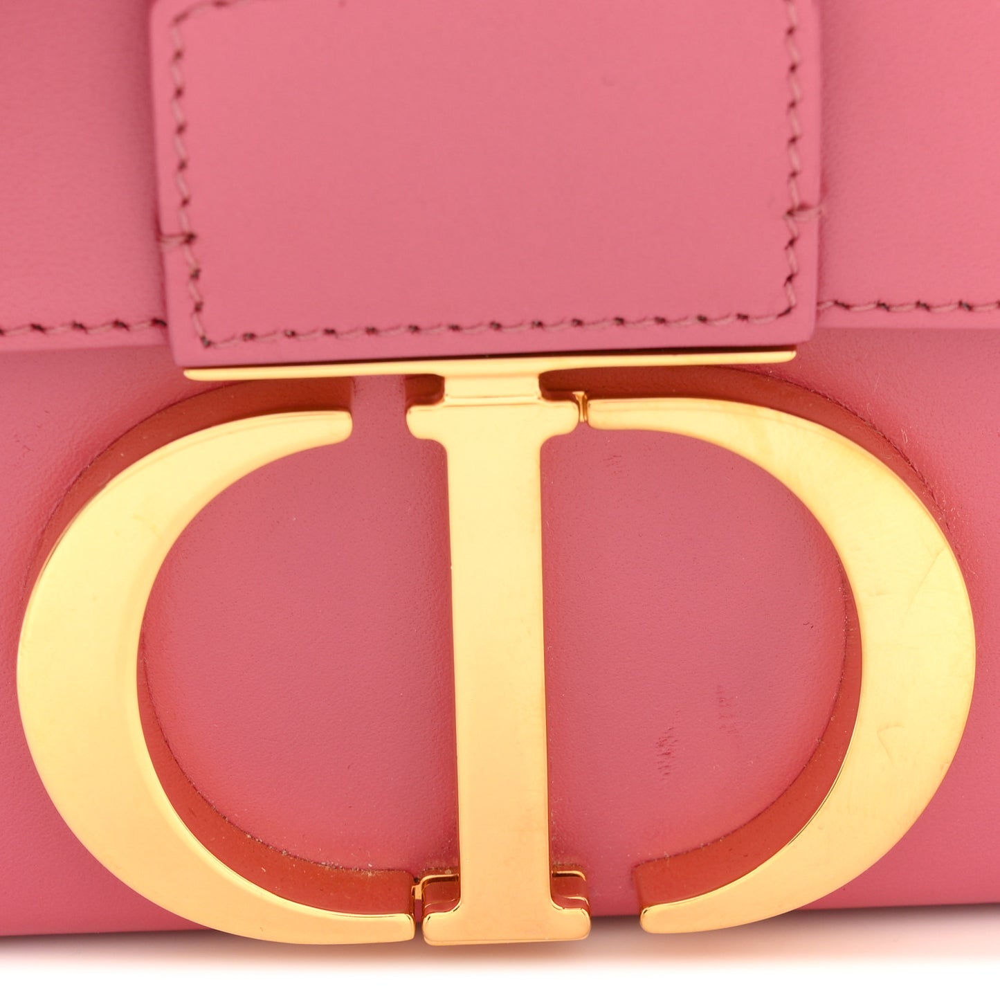 Smooth Calfskin 30 Montaigne Box Bag Pink
