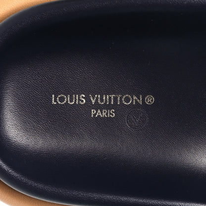 Louis Vuitton Nylon Monogram Womens Pool Pillow Comfort Mules 39 Navy Blue 9 of 9