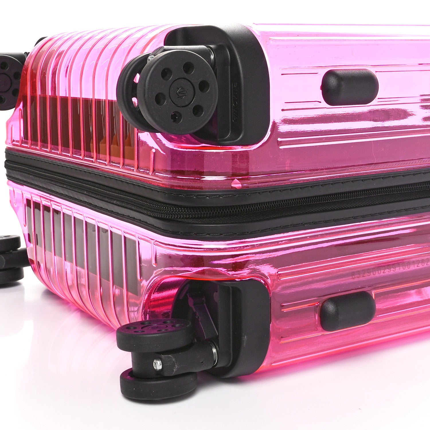 Rimowa Transparent Polycarbonate Essential Cabin Neon Pink 1625935