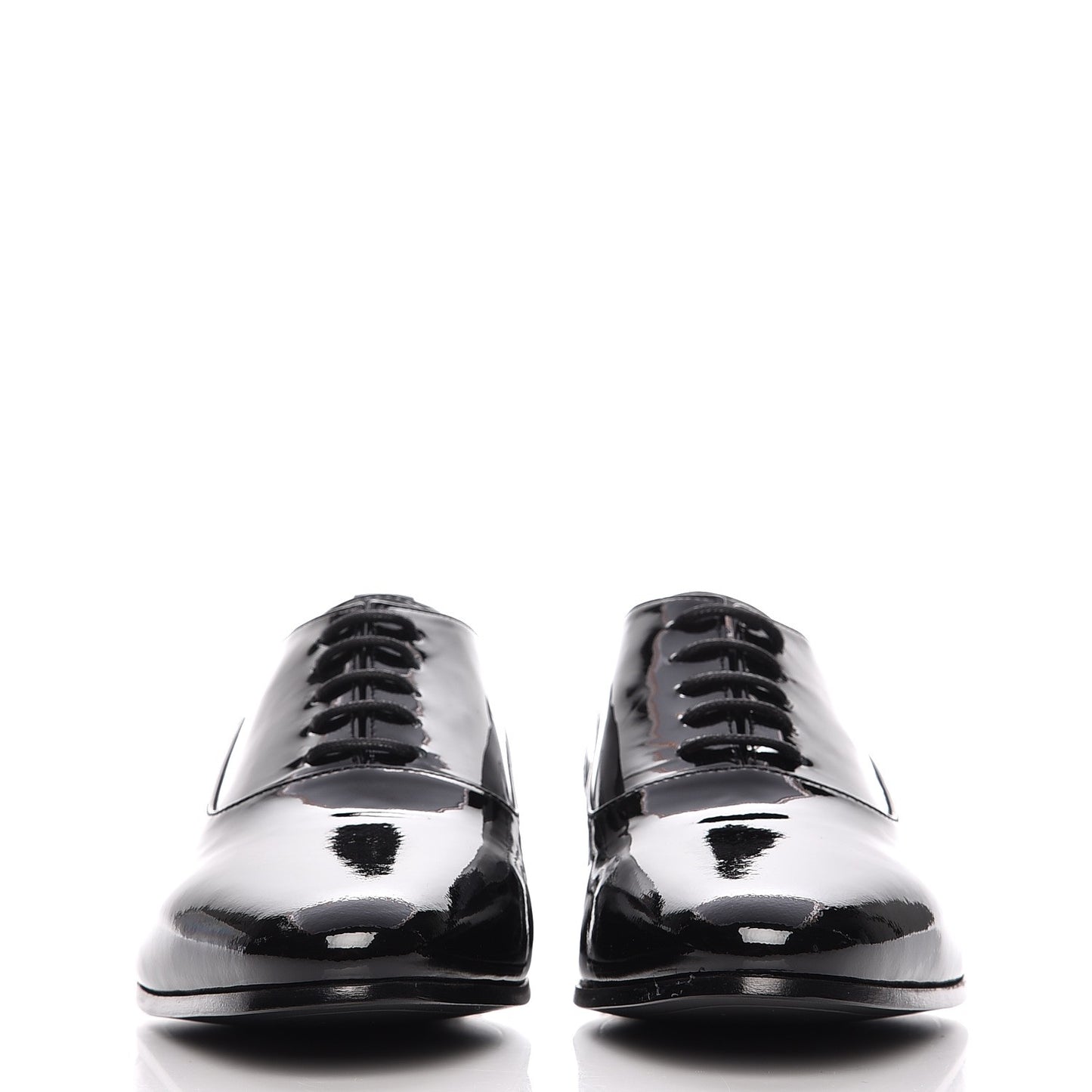Calfskin Patent LuLu 20 Lace Up Oxfords 35 Black