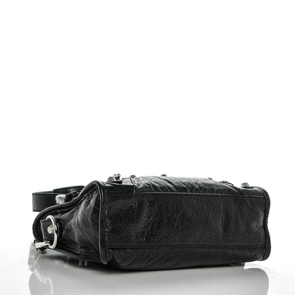 Balenciaga Agneau Giant 12 Silver Hardware Mini City Black 4 of 6