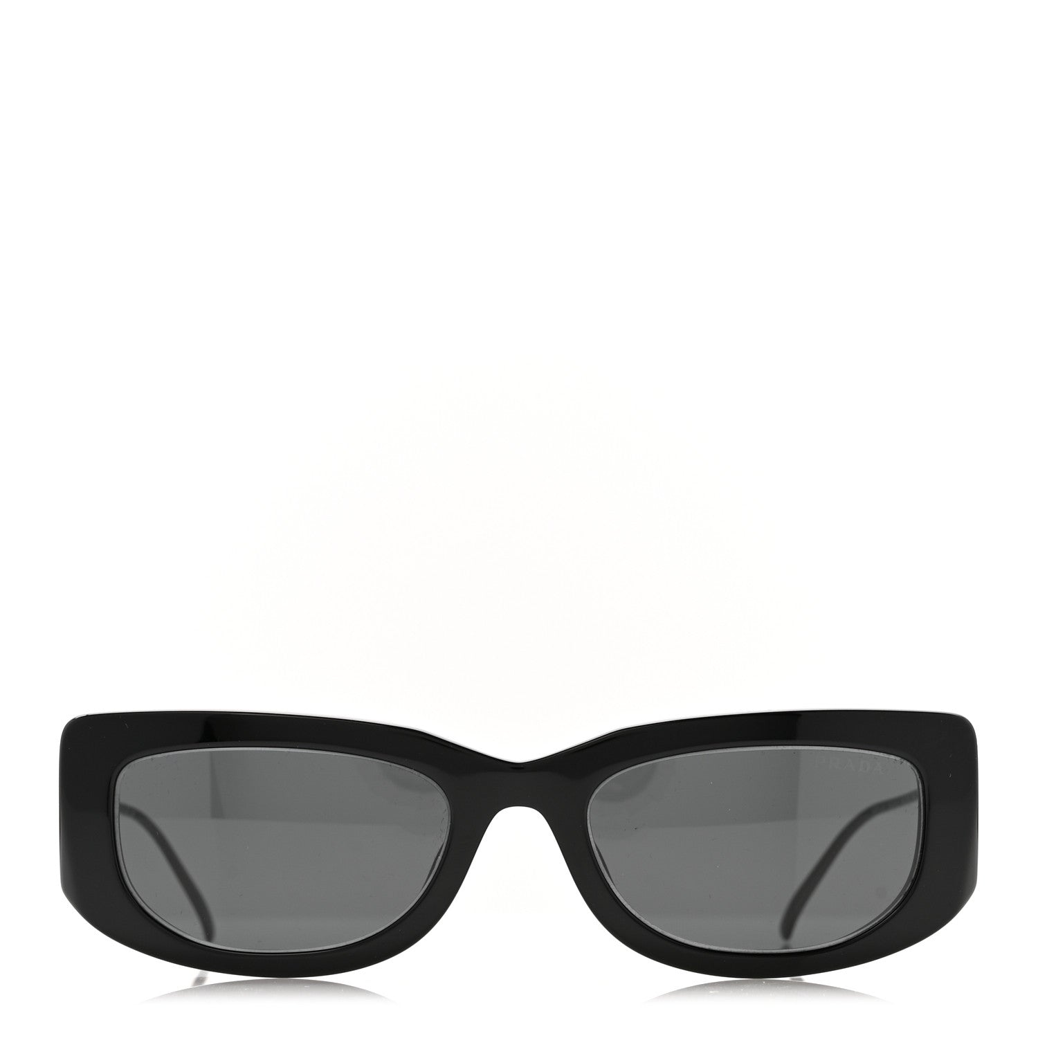 Prada Acetate Sunglasses SPR 14Y Black Slate Gray 2 of 8