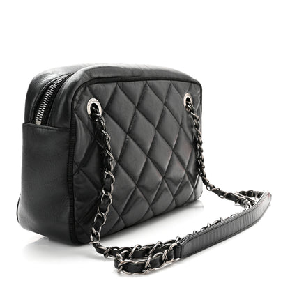 Chanel Calfskin Quilted Small Ballerine Camera Case Black 3 of 10