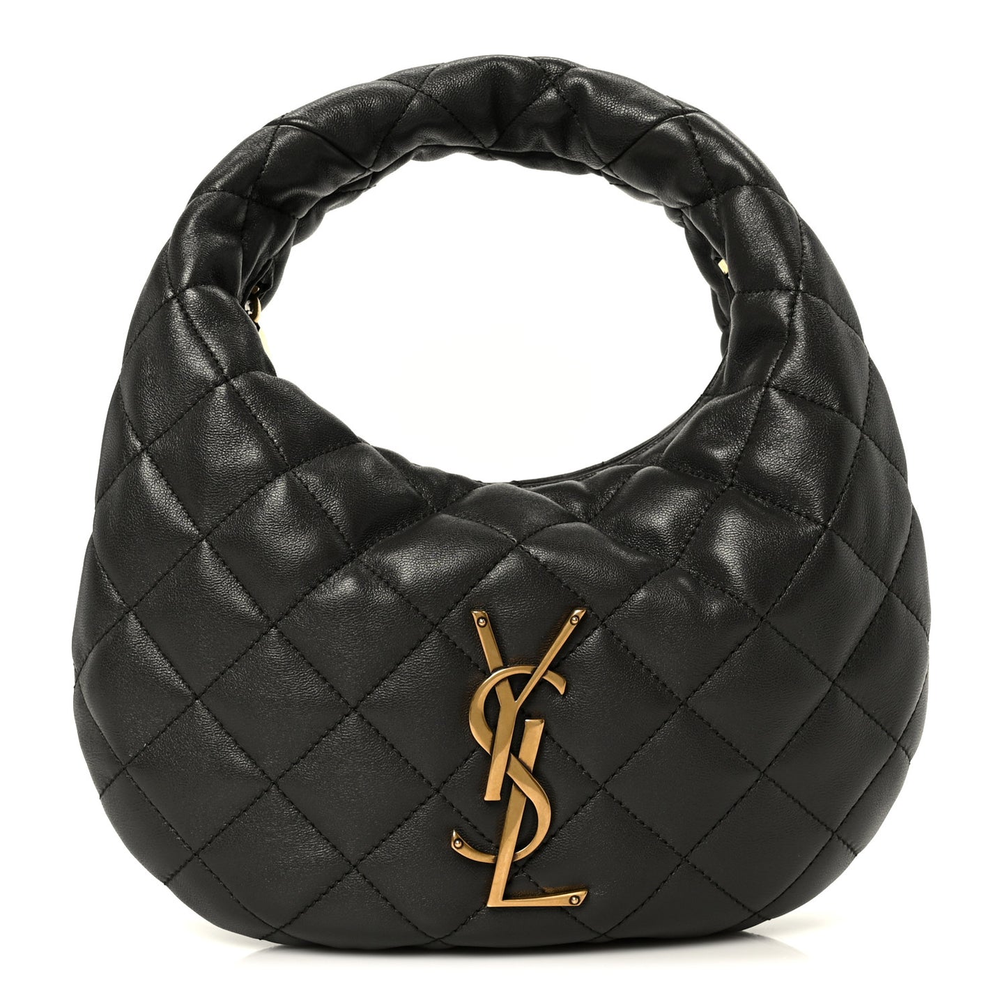 Lambskin Quilted Icarino Bag Urban Grey