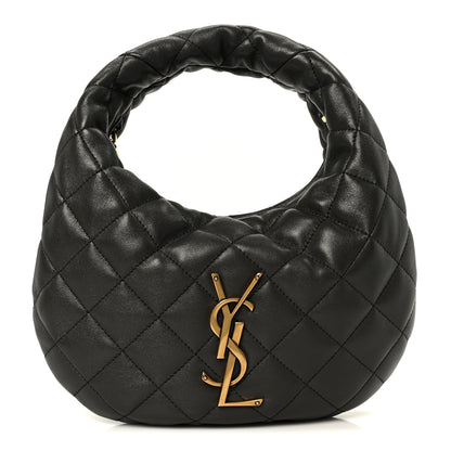 Saint Laurent Lambskin Quilted Icarino Bag Urban Grey 1 of 9