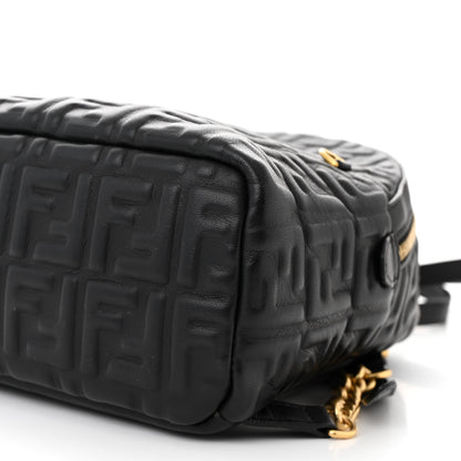 Fendi Nappa FF 1974 Embossed Mini Backpack Black 10 of 10