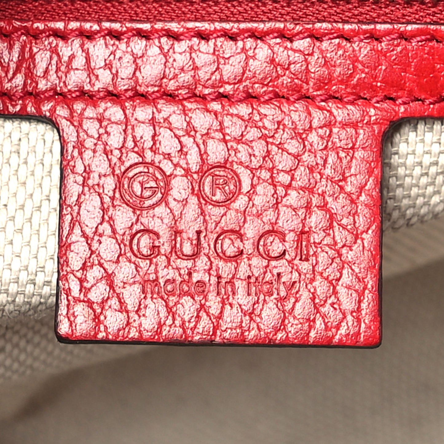 Dollar Calfskin Medium Soho Top Handle Satchel Hibiscus Red
