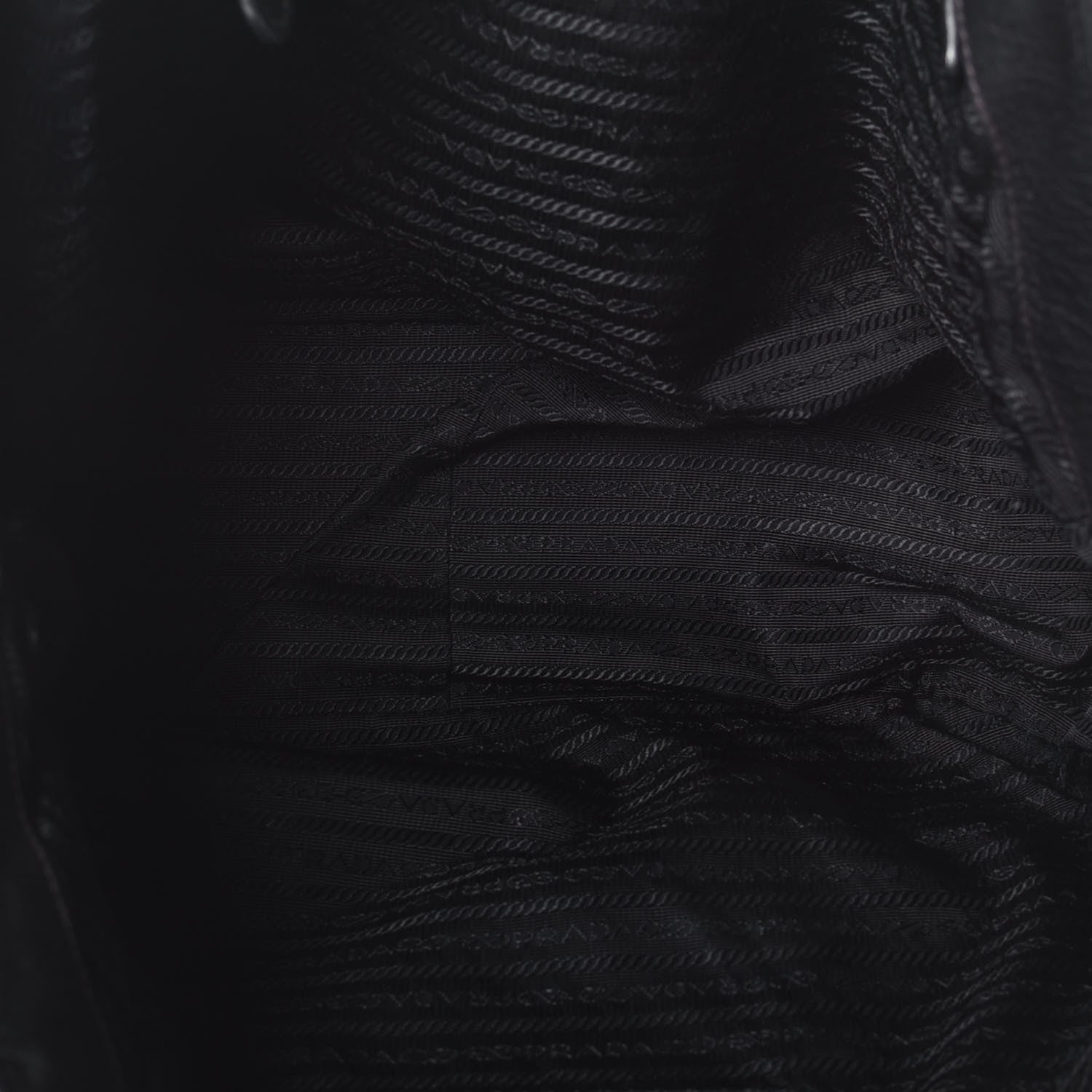 Prada Vitello Daino Tote Nero Black 5 of 8