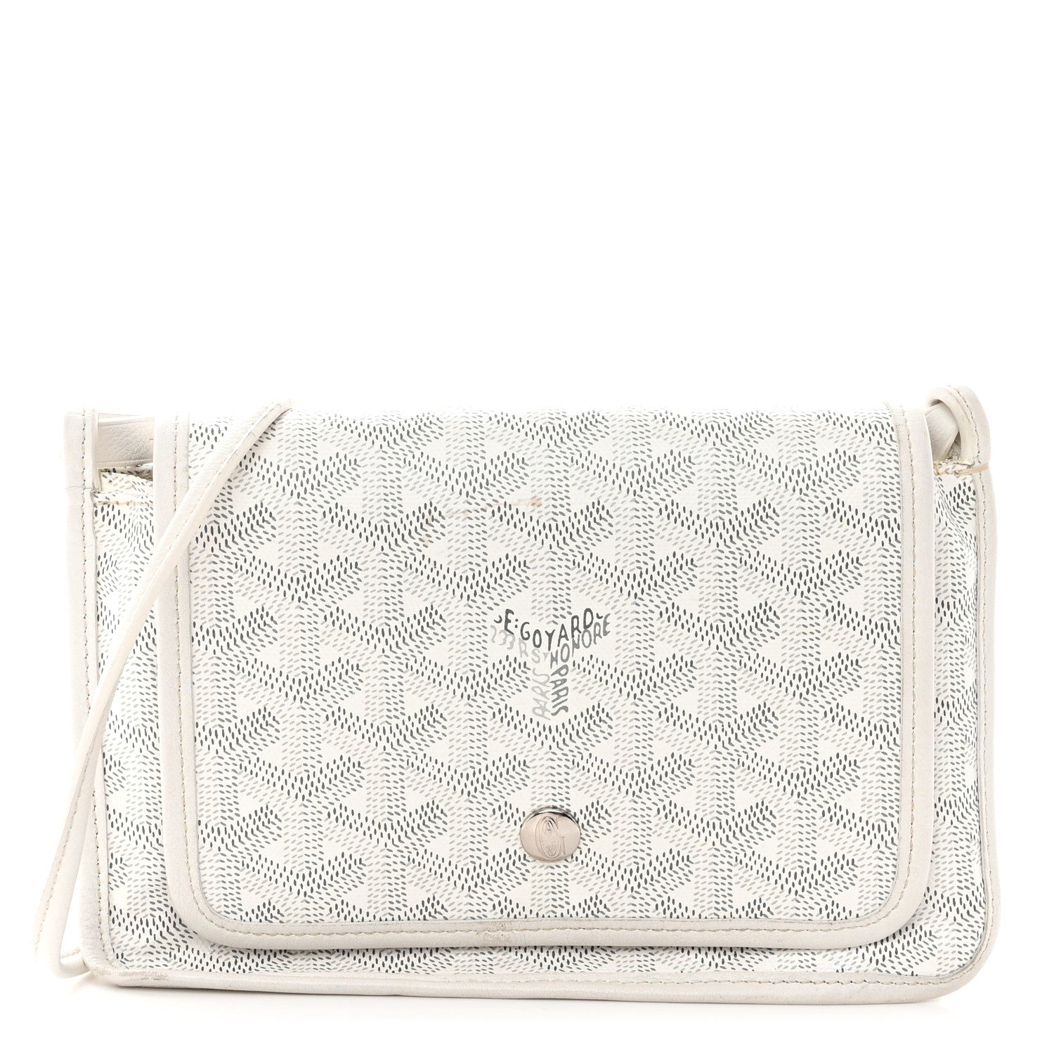 Goyard Goyardine Plumet Wallet Clutch White 1 of 21