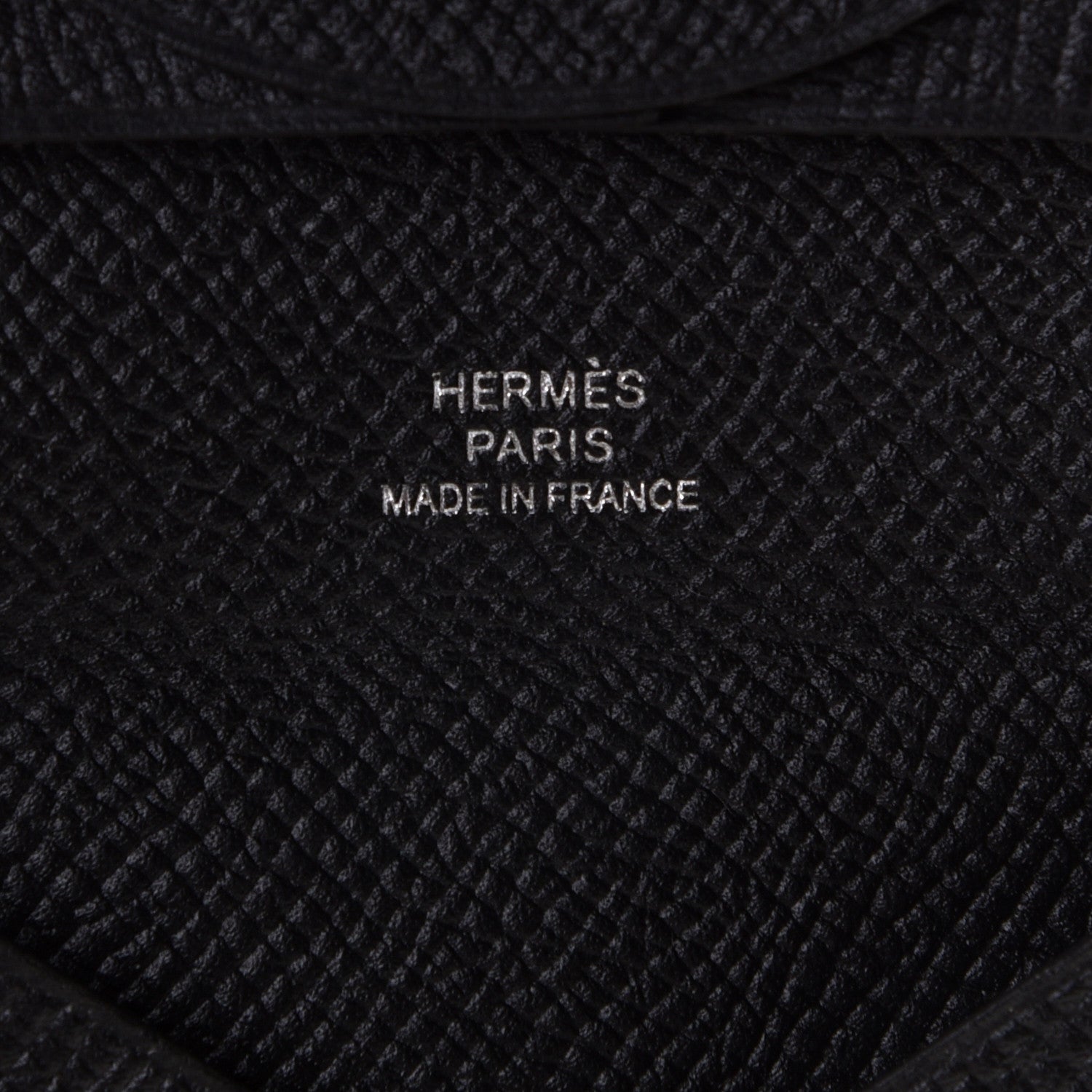 Hermes Epsom Bastia Coin Purse Black 6 of 8