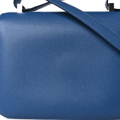Hermes Epsom Constance Verso 24 Bleu Agate Gris Mouette 10 of 13