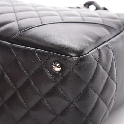 Chanel Calfskin Quilted Large Cambon Bowler Black 11 of 13