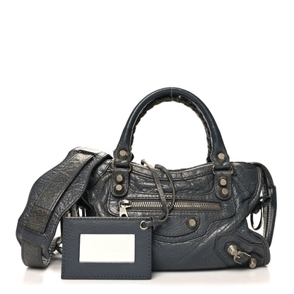 Balenciaga Agneau Giant 12 Silver Hardware Mini City Gris Tarmac 3 of 16