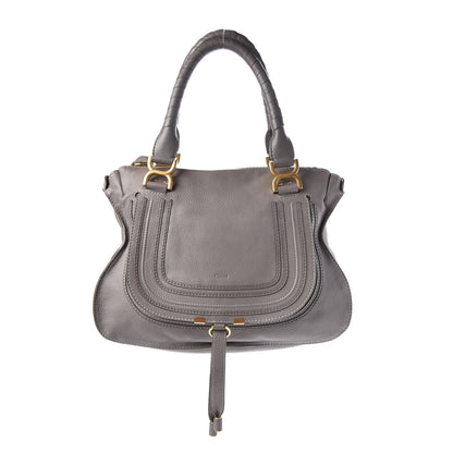 Chloe Calfskin Medium Marcie Satchel Cashmere Grey 1 of 9