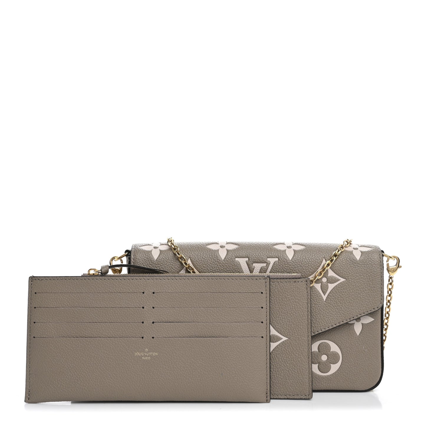 Empreinte Monogram Giant Felicie Pochette Tourterelle Creme