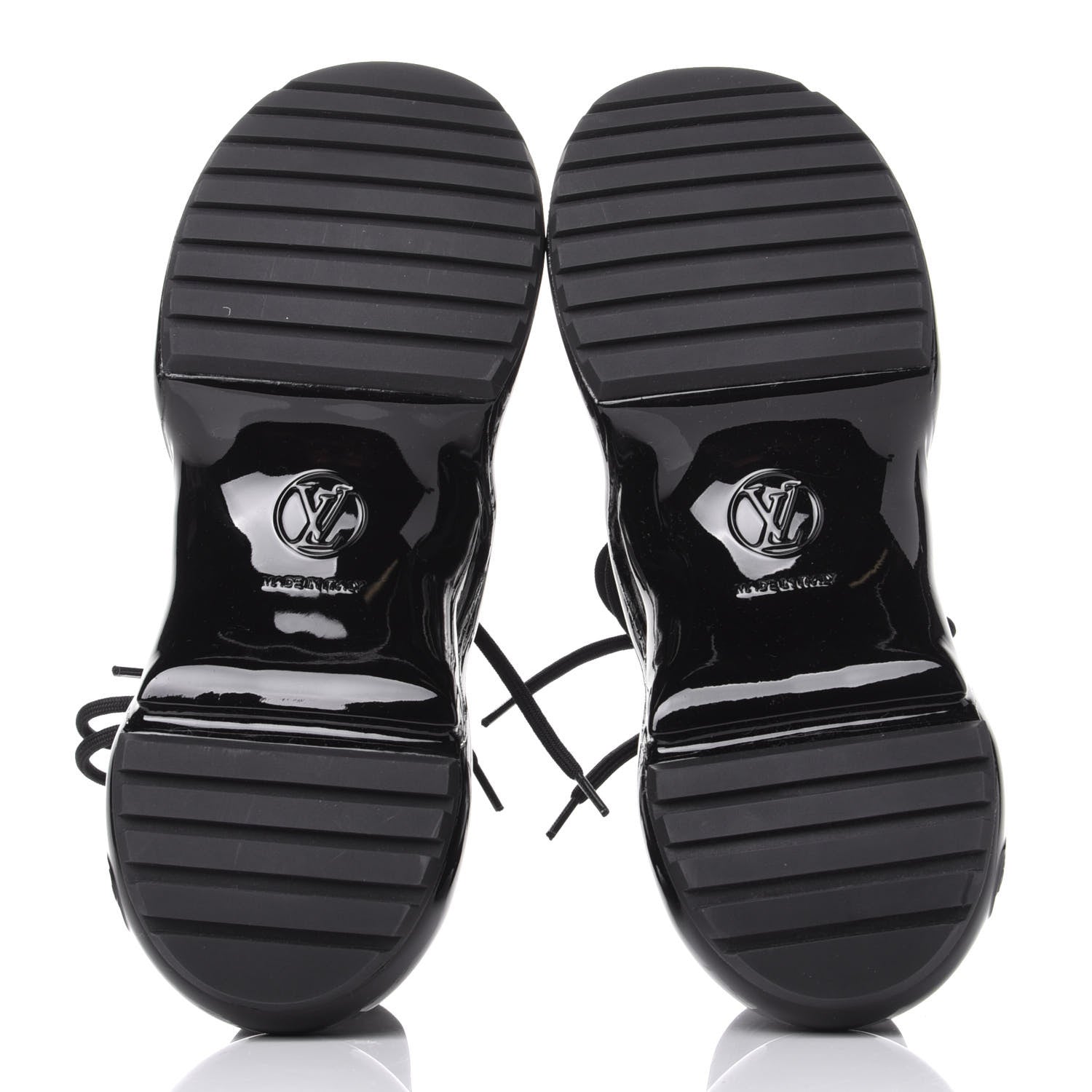 Louis Vuitton Patent LV Archlight Sneakers 36 Black Silver 7 of 11