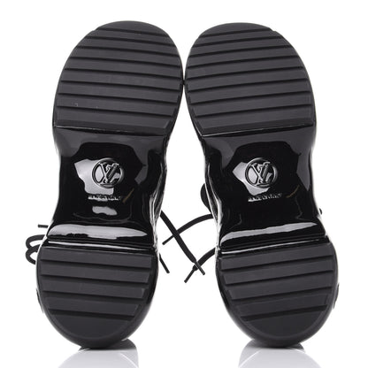 Louis Vuitton Patent LV Archlight Sneakers 36 Black Silver 7 of 11