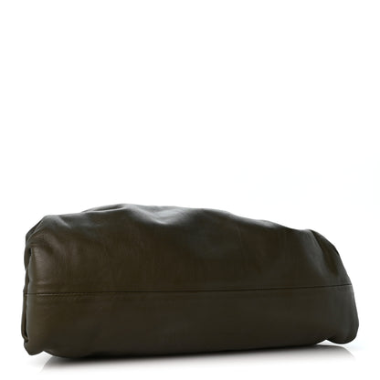 Bottega Veneta Smooth Butter Calf The Pouch Oversized Clutch Mud 4 of 9