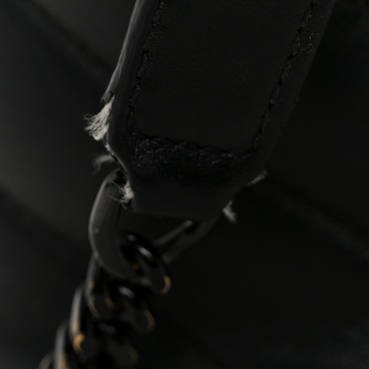 Saint Laurent Calfskin Y Quilted Monogram Monochrome Small Loulou Chain Satchel Black 14 of 14