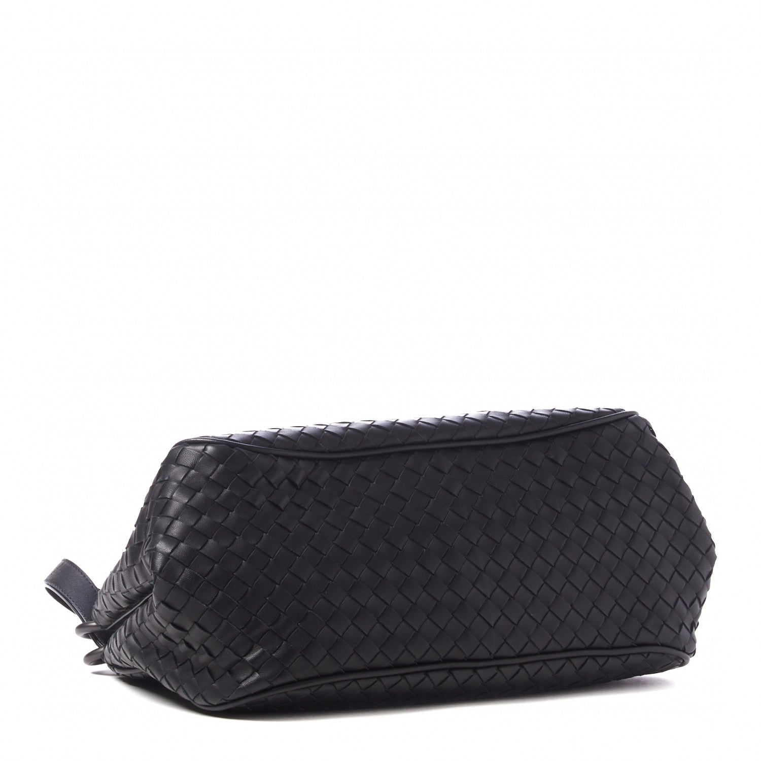 Bottega Veneta Nappa Intrecciato Shoulder Bag Black 3 of 7