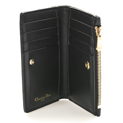 Christian Dior Calfskin Cannage Diorama Wallet Black 5 of 6