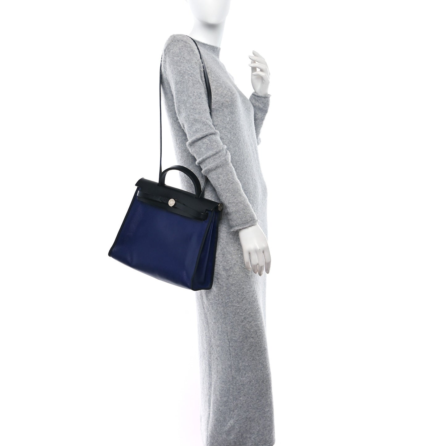 Toile H Berline Vache Hunter Herbag Zip PM 31 Bleu Encre Black