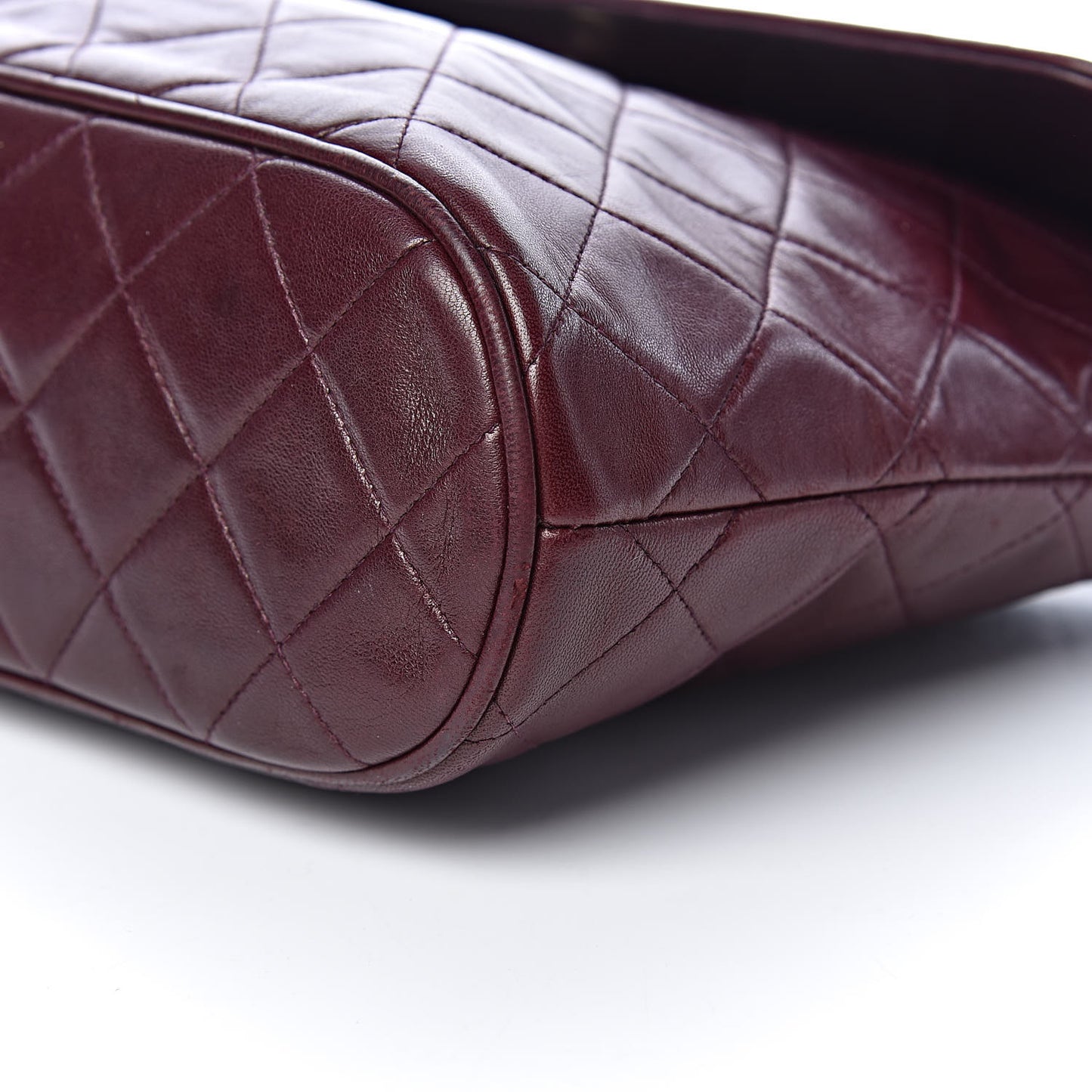 Lambskin Quilted CC Tassel Flap Red