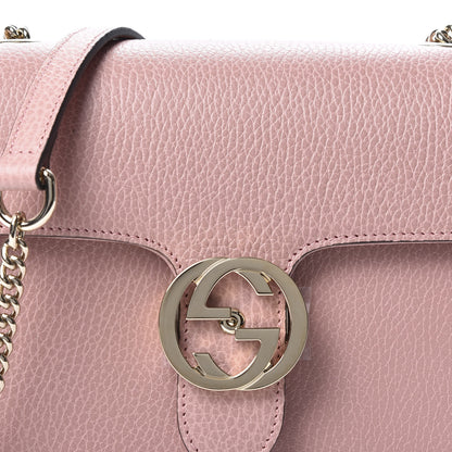 Gucci Dollar Calfskin Small Interlocking G Shoulder Bag Soft Pink 9 of 9