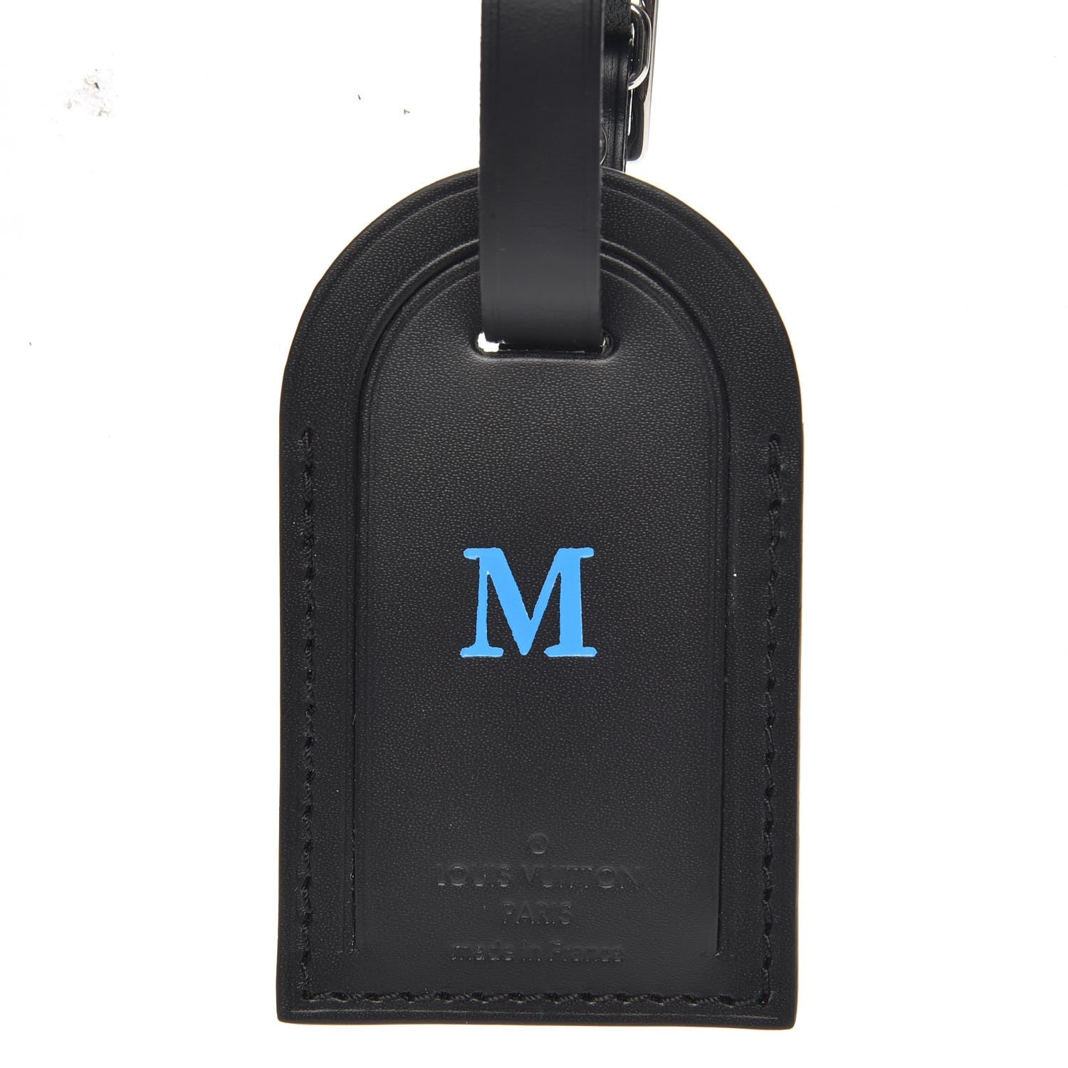 Louis Vuitton Calfskin Luggage Tag Black 3 of 3