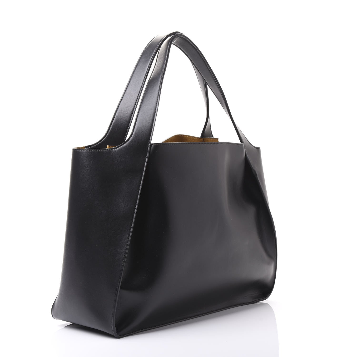 Stella McCartney Eco Alter Nappa East West Perforated Tote Black 2 of 10