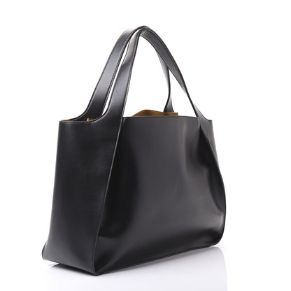 Stella McCartney Eco Alter Nappa East West Perforated Tote Black 2 of 10