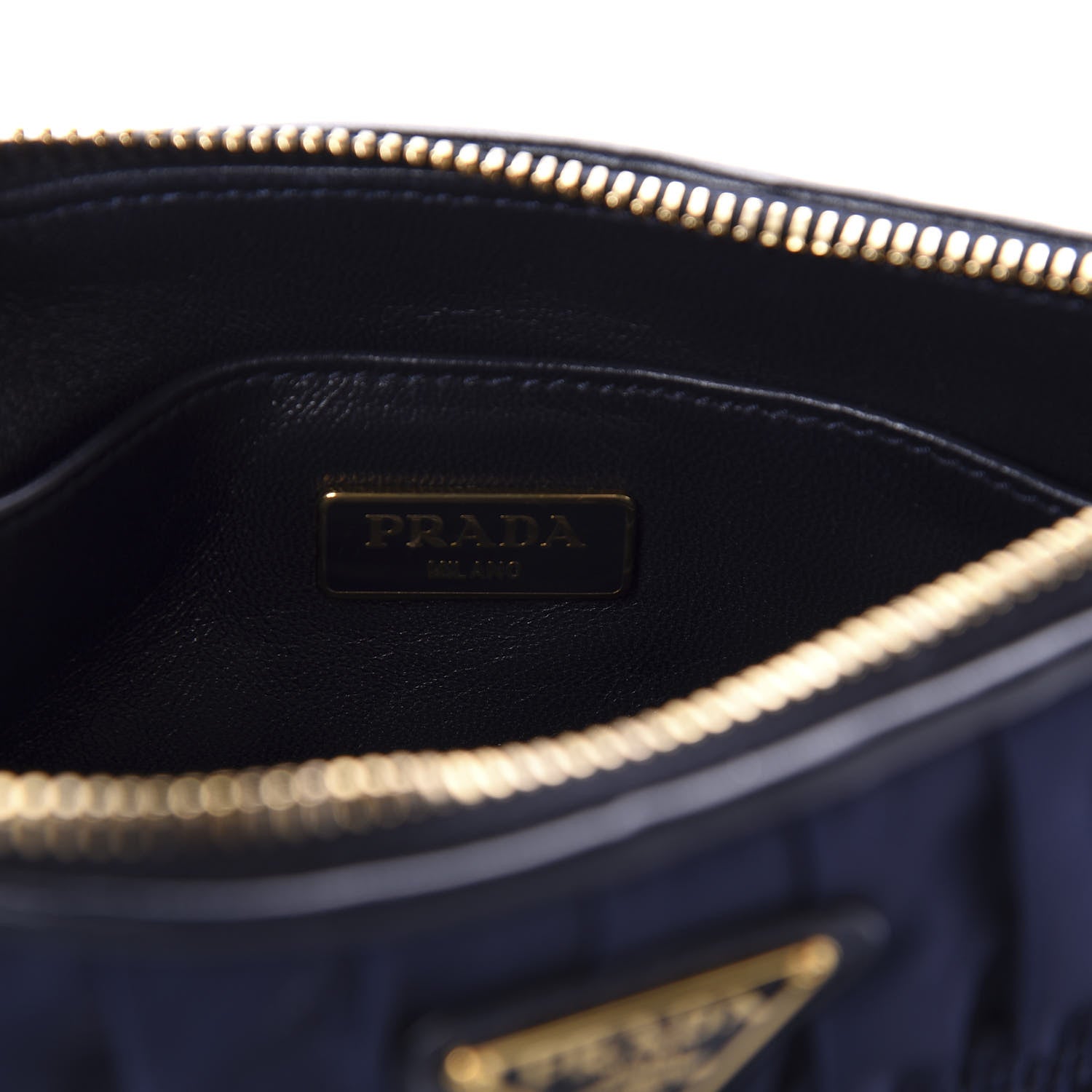 Prada Tessuto Nylon Gaufre Shoulder Bag Baltico 9 of 10