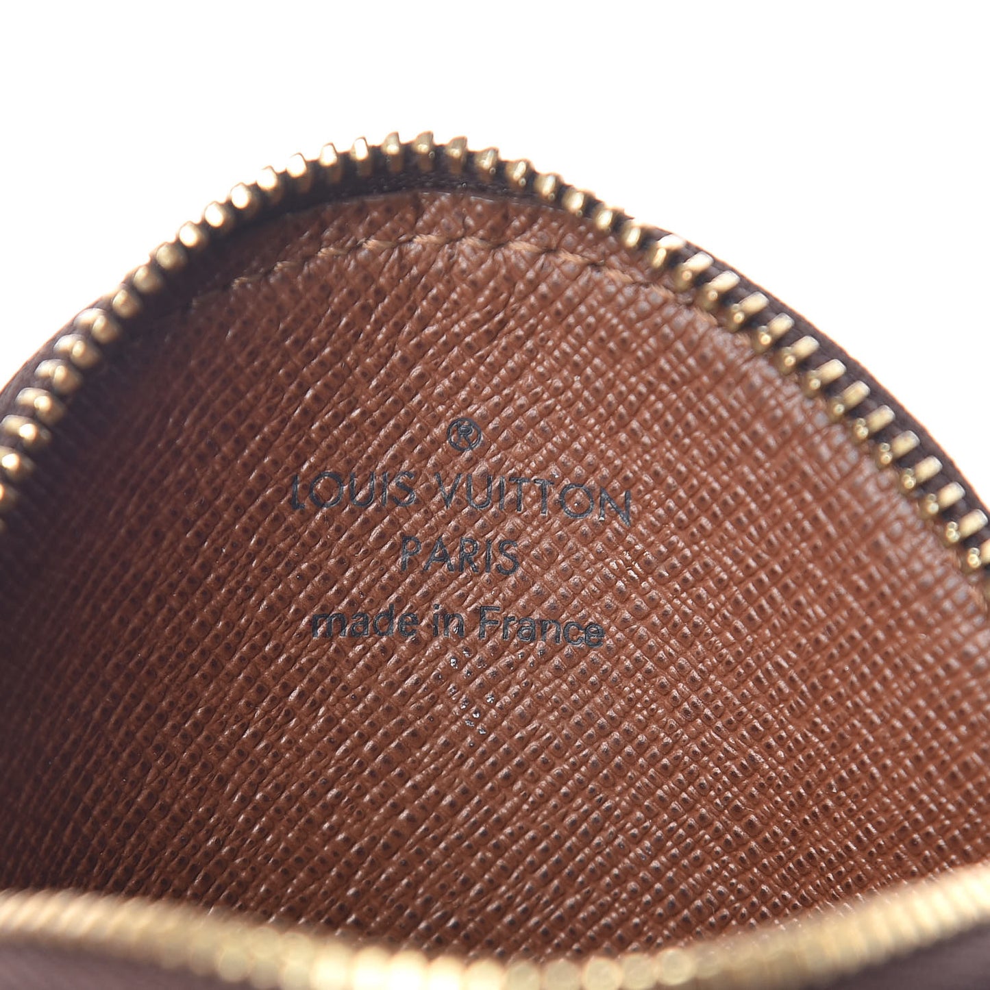 Monogram Round Coin Purse