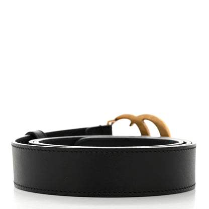 Gucci Calfskin Double G 30mm Belt 95 38 Black 2 of 6