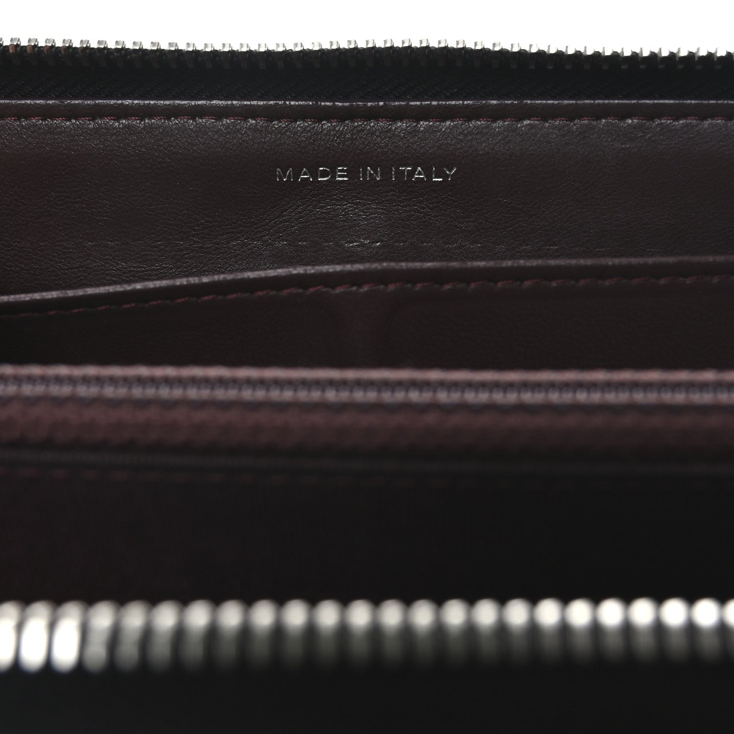 Chanel Lambskin Quilted Large Gusset Zip Around Wallet Black 7 of 8