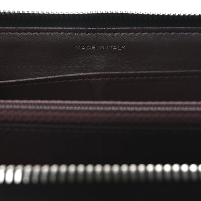 Chanel Lambskin Quilted Large Gusset Zip Around Wallet Black 7 of 8