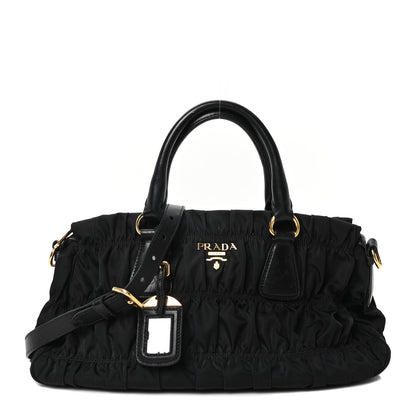 Prada Tessuto Nylon Gaufre Tote Black 1 of 9
