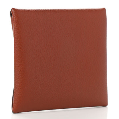Hermes Evercolor Bastia Coin Purse Sienne 3 of 7