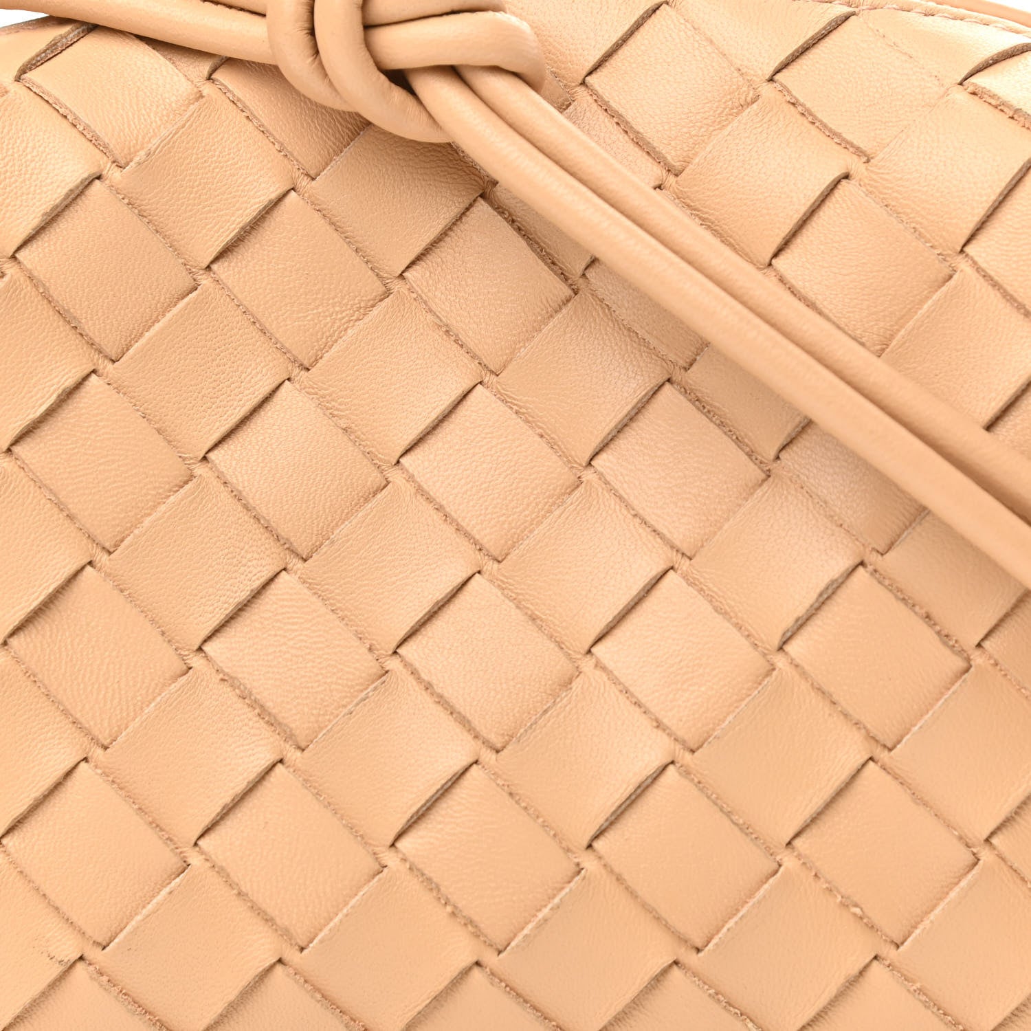 Bottega Veneta Nappa Intrecciato Mini Loop Camera Bag Almond 7 of 9