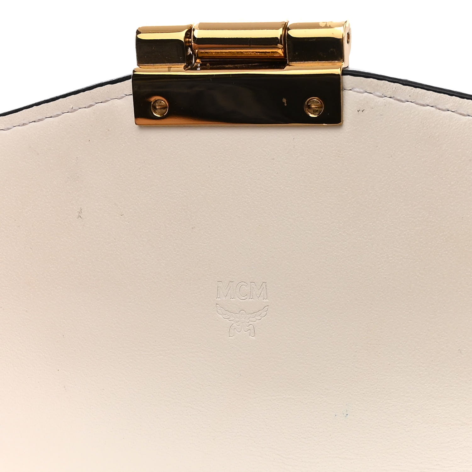 MCM Visetos Large Patricia Wallet On Chain White 7 of 10