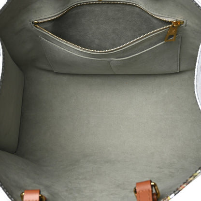 Louis Vuitton Metallic Monogram LV Garden OnTheGo MM Silver 5 of 8