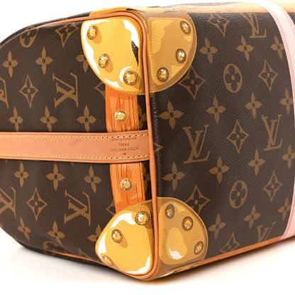 Louis Vuitton Monogram Summer Trunks Speedy Bandouliere 30 14 of 15