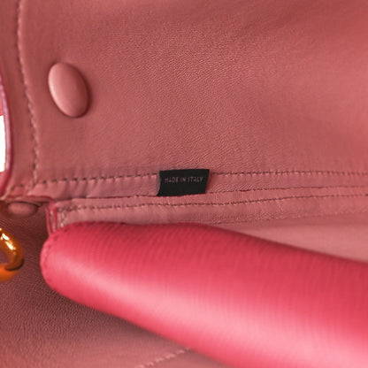 Prada Saffiano Cuir Medium Double Bag Tamaris Pesca 11 of 14
