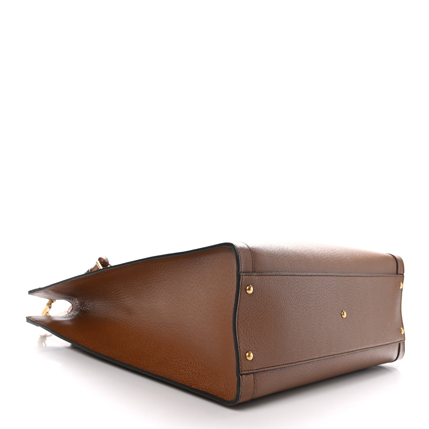 Wonka Grain Calfskin Large Diana Tote Bag Cuir Black
