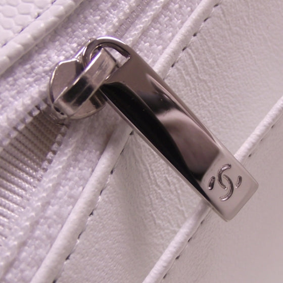 Chanel Caviar JUMBO Classic Flap White 9 of 11