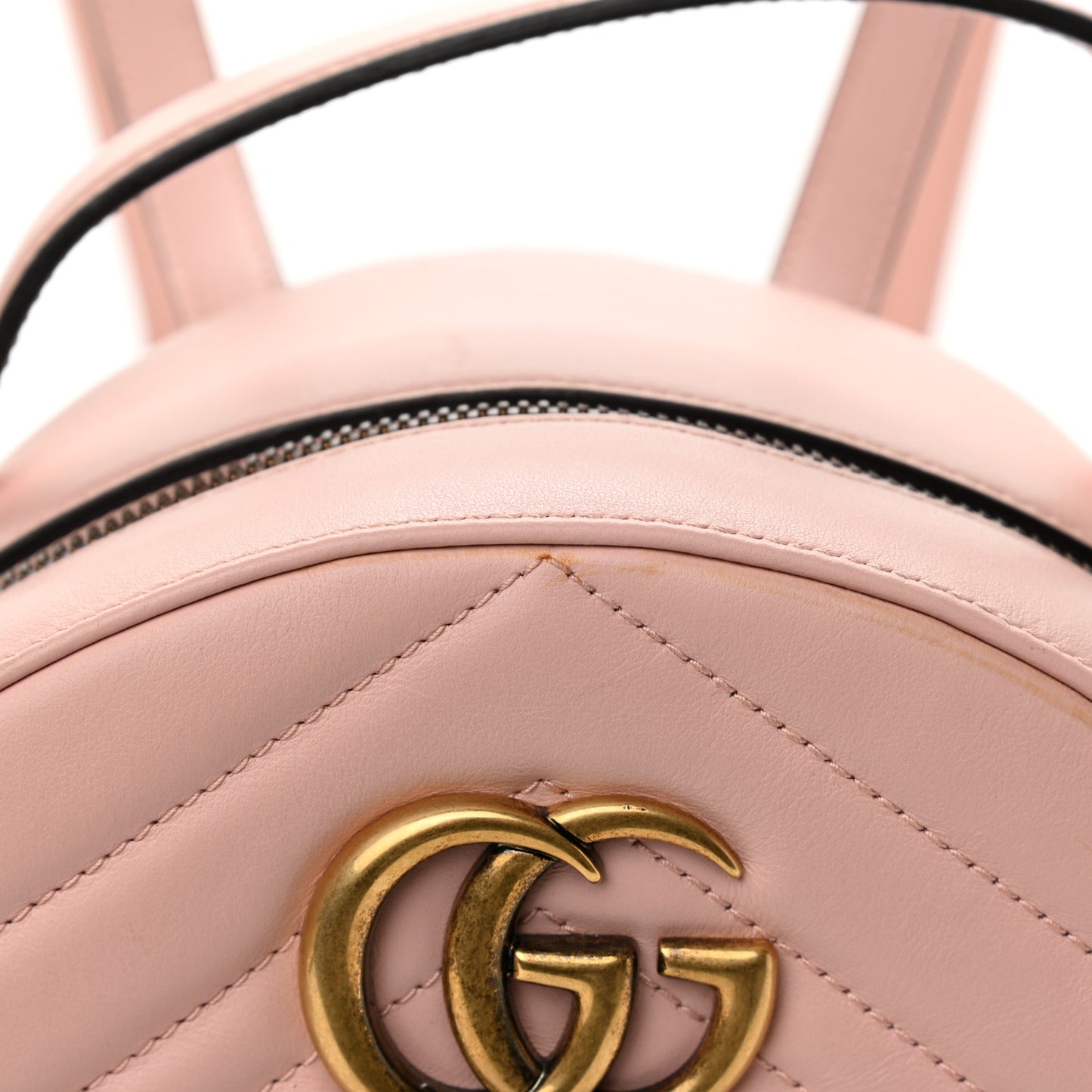 Calfskin Matelasse GG Marmont Dome Backpack Perfect Pink