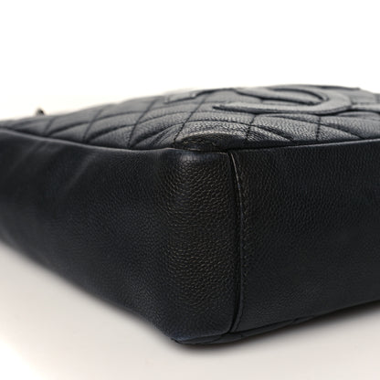 Chanel Caviar Quilted Petit Shopping Tote PST Black 8 of 9